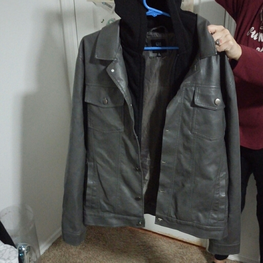 Black gray jacket